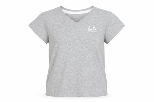 LA Gear Girls Grey   Basic T-Shirt Size 7-8 Years