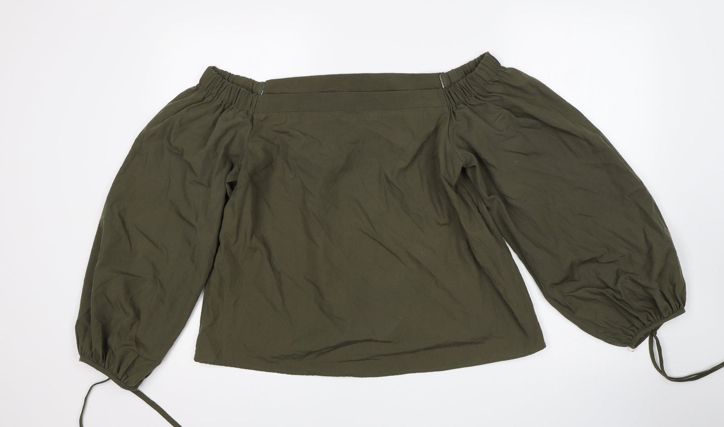 Vera & Lucy Womens Green   Basic Blouse Size L