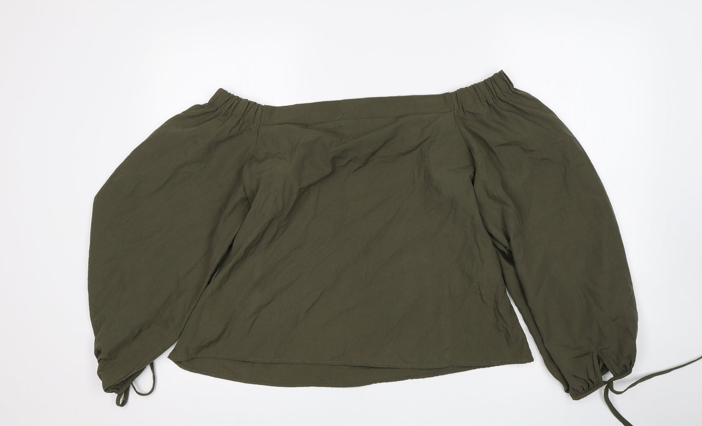 Vera & Lucy Womens Green   Basic Blouse Size L