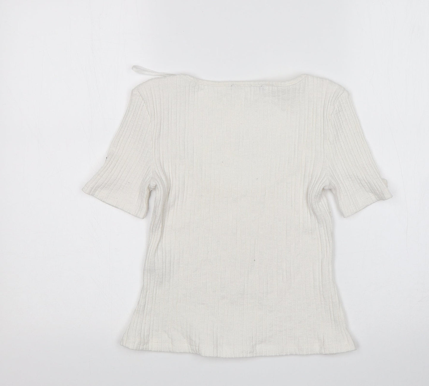 Zara Womens White   Pullover Jumper Size S
