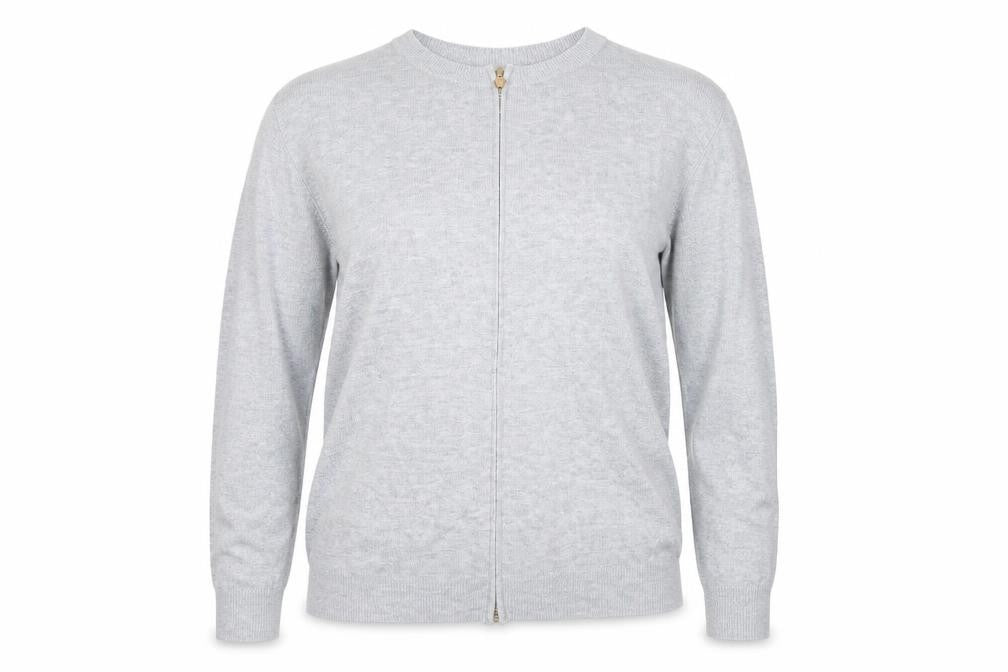 South Womens Grey   Full Zip Jumper Size 8