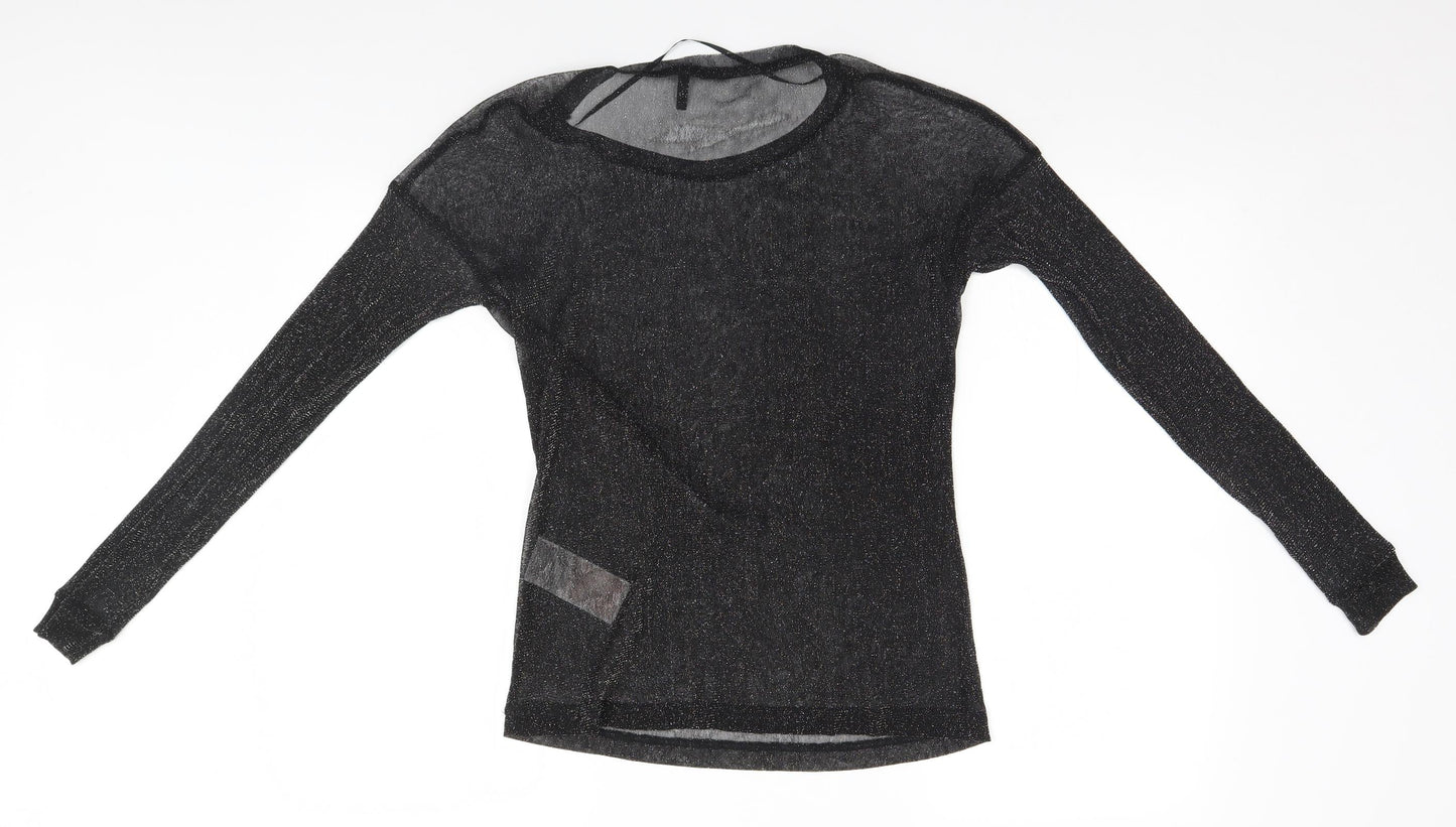 Only Womens Black   Basic Blouse Size M