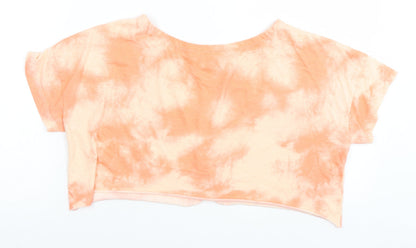 Next Womens Orange   Basic T-Shirt Size 10