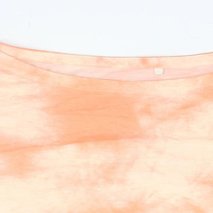 Next Womens Orange   Basic T-Shirt Size 10