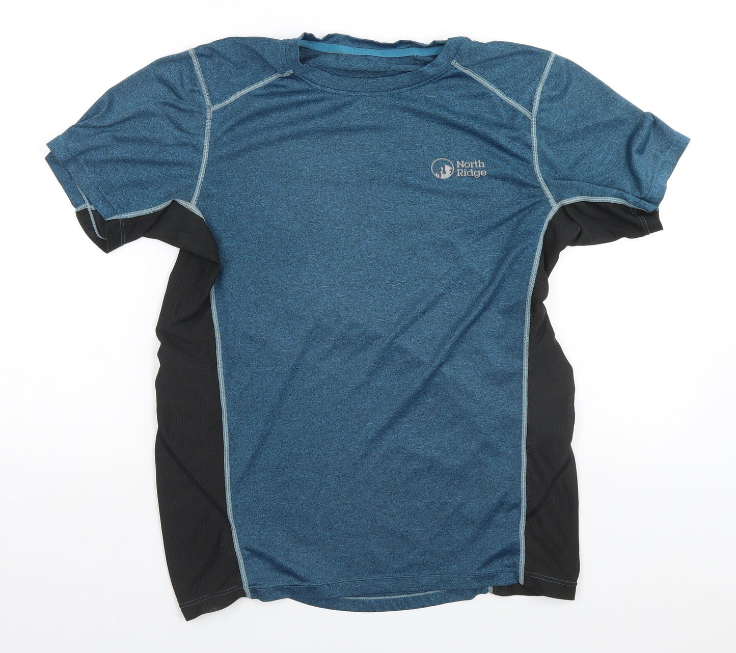 North Ridge Mens Blue   Basic T-Shirt