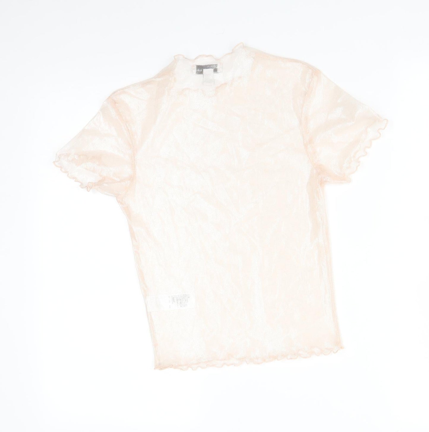 Topshop Womens Pink   Basic T-Shirt Size 6
