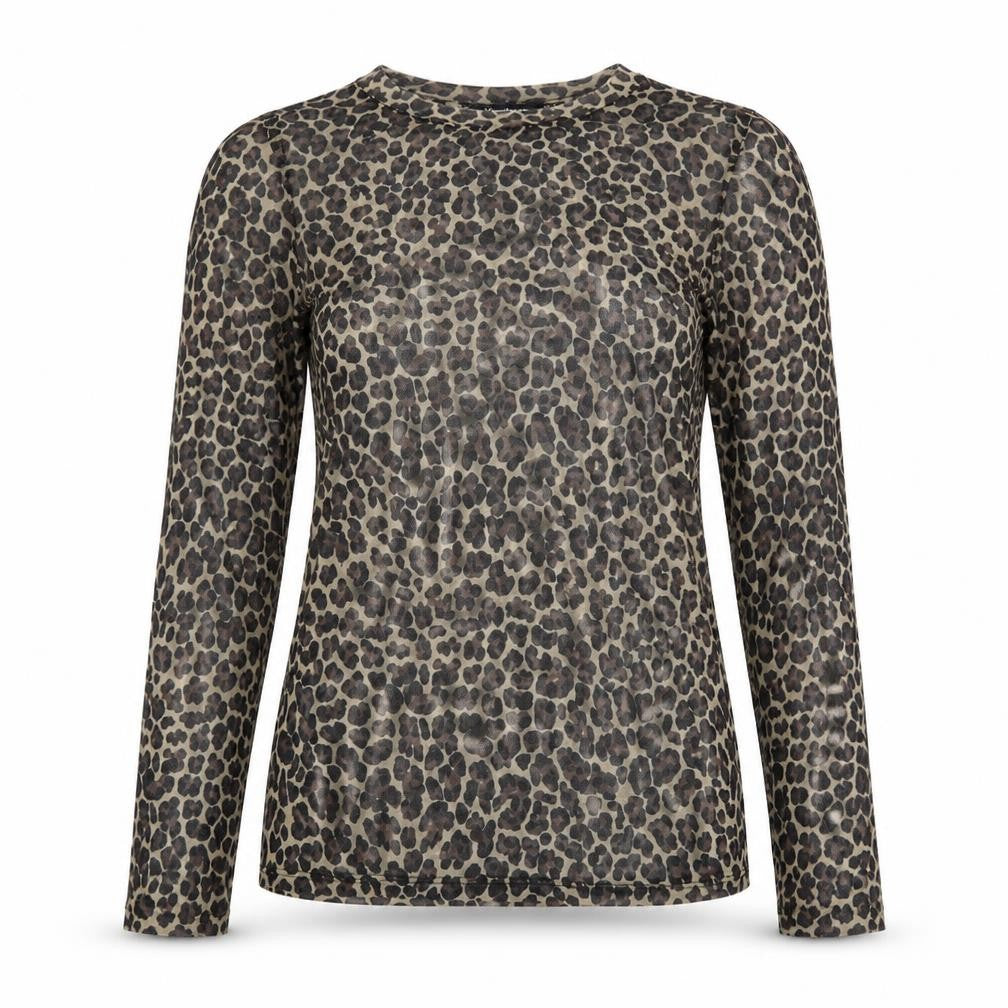 Stradivarius Womens Multicoloured Animal Print  Basic T-Shirt Size S