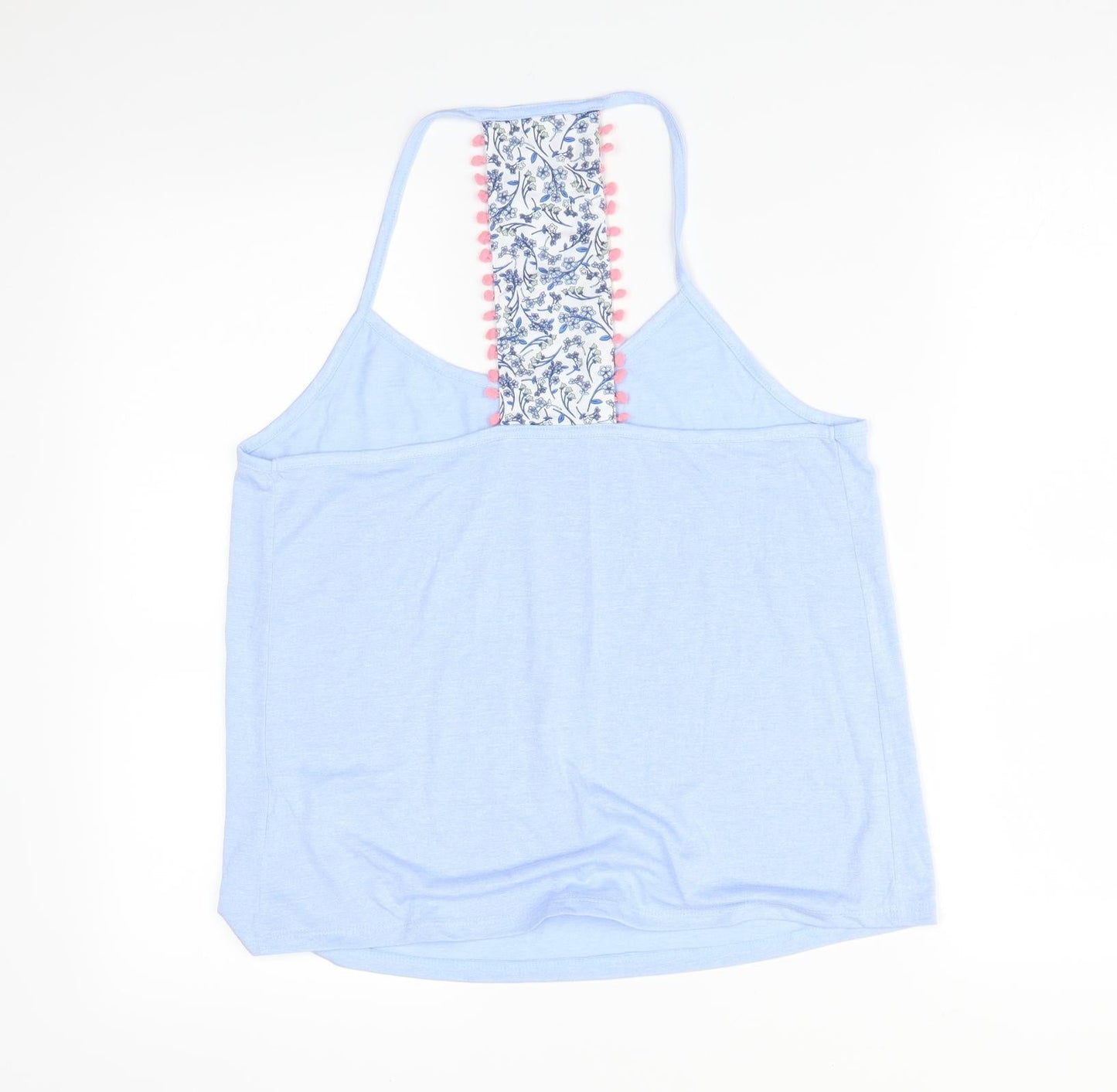 Matalan Womens Blue Solid   Pyjama Top Size M