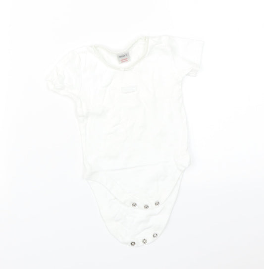 NEXT Baby White   Babygrow One-Piece Size 6-9 Months