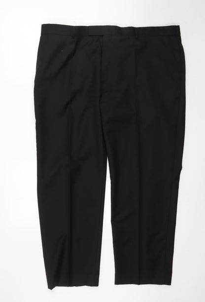 Preworn Womens Black   Trousers  Size 46 in L30 in