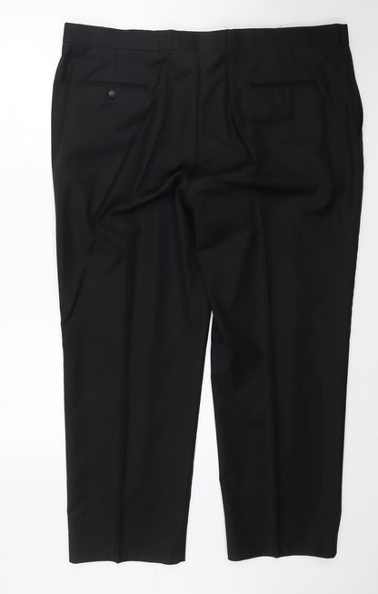 Preworn Womens Black   Trousers  Size 46 in L30 in