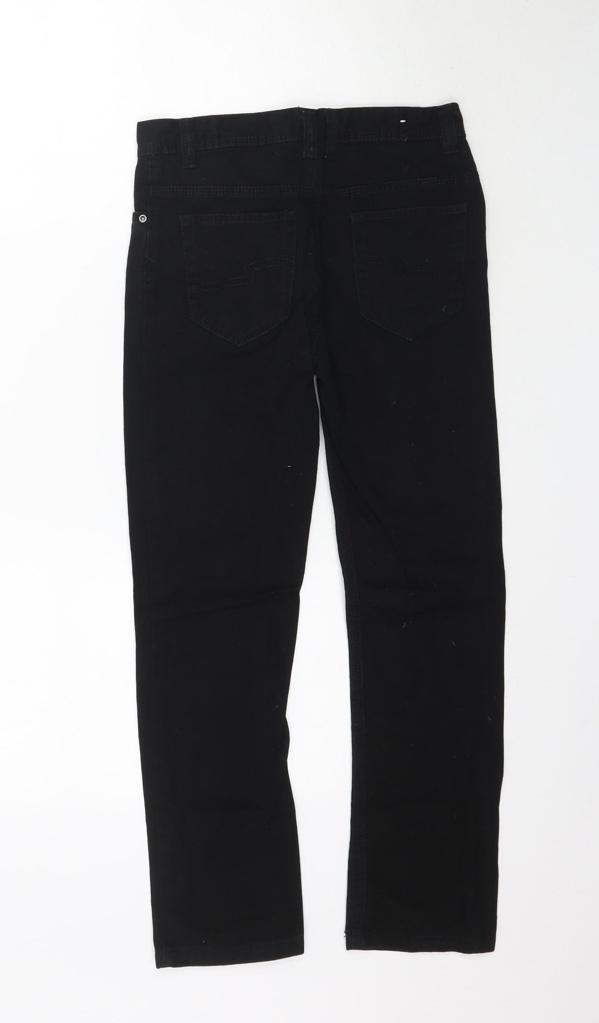Denim Co. Girls Black  Denim Straight Jeans Size 10-11 Years