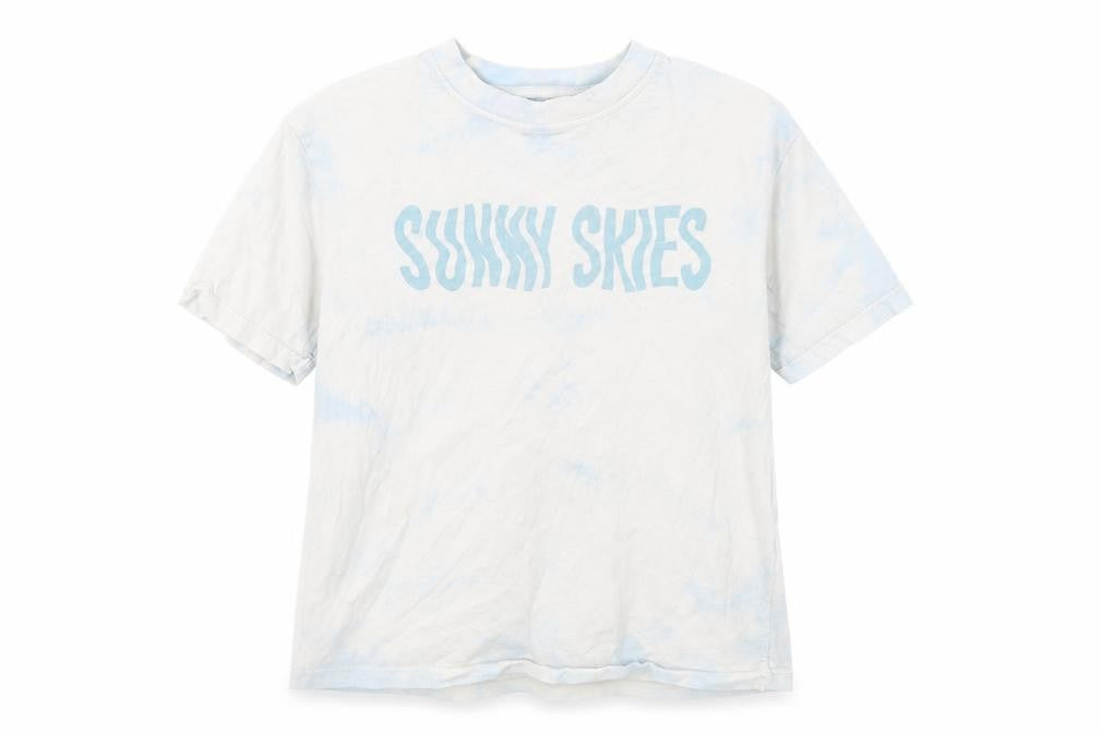 NEXT Girls Blue Geometric  Basic T-Shirt Size 8 Years