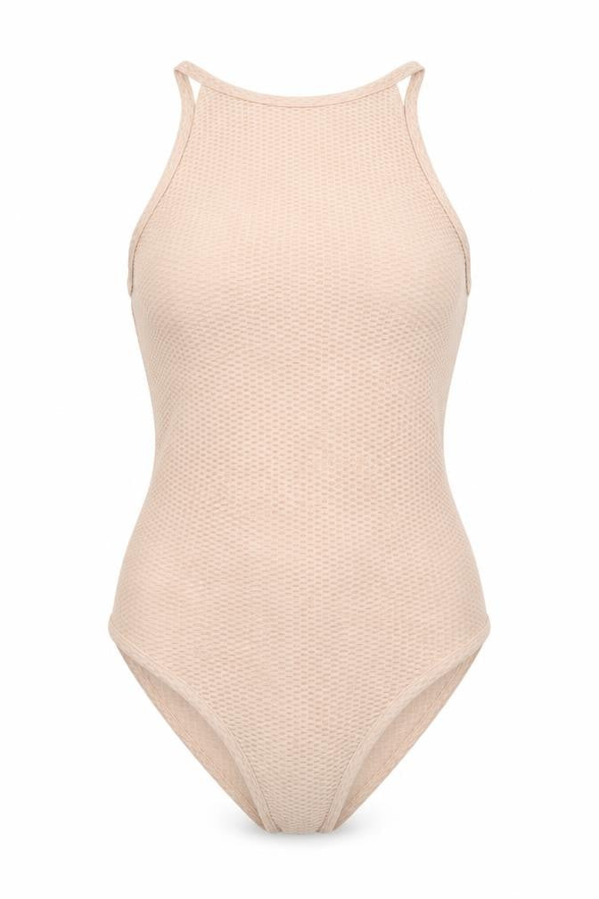 Topshop Womens Beige   Bodysuit One-Piece Size 6