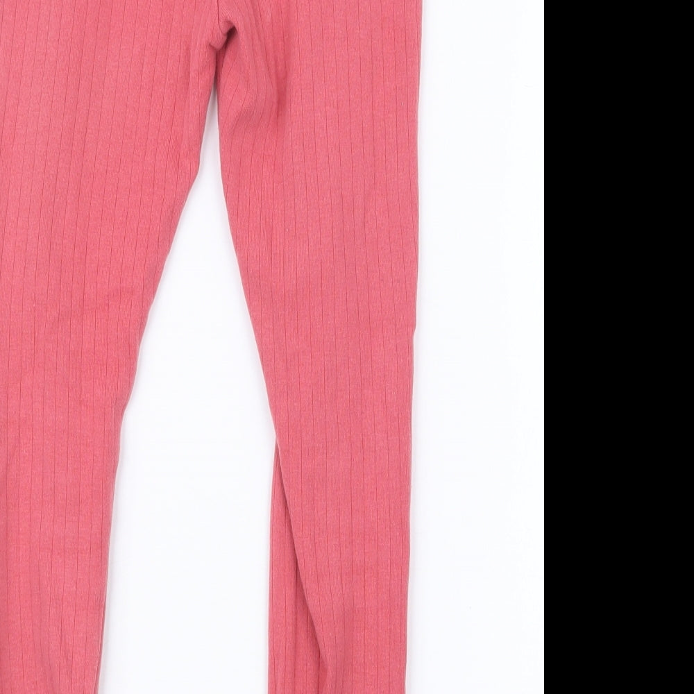 F&F Girls Pink   Carrot Trousers Size 6-7 Years
