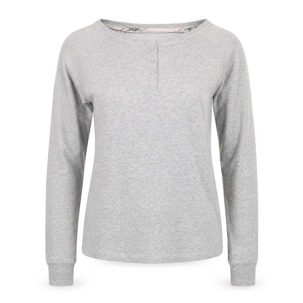 George Womens Grey Geometric  Top Pyjama Top Size 8