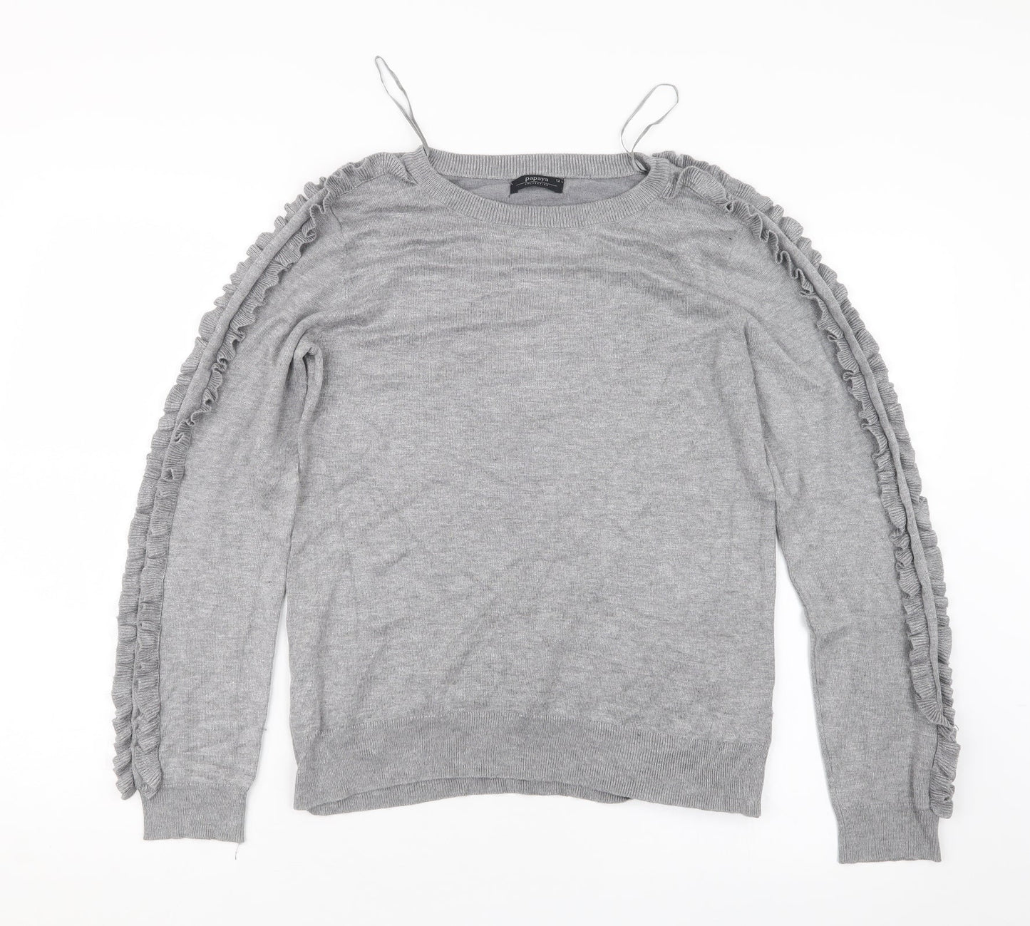 Papaya Womens Grey   Pullover Jumper Size 12