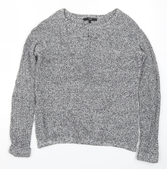 NEXT Womens Grey  Knit Pullover Jumper Size 8