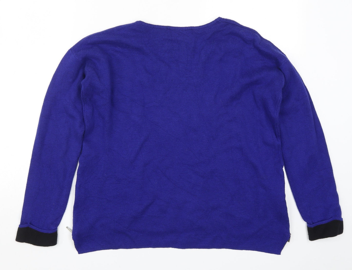 Marks and Spencer Womens Blue  Knit Pullover Jumper Size 10