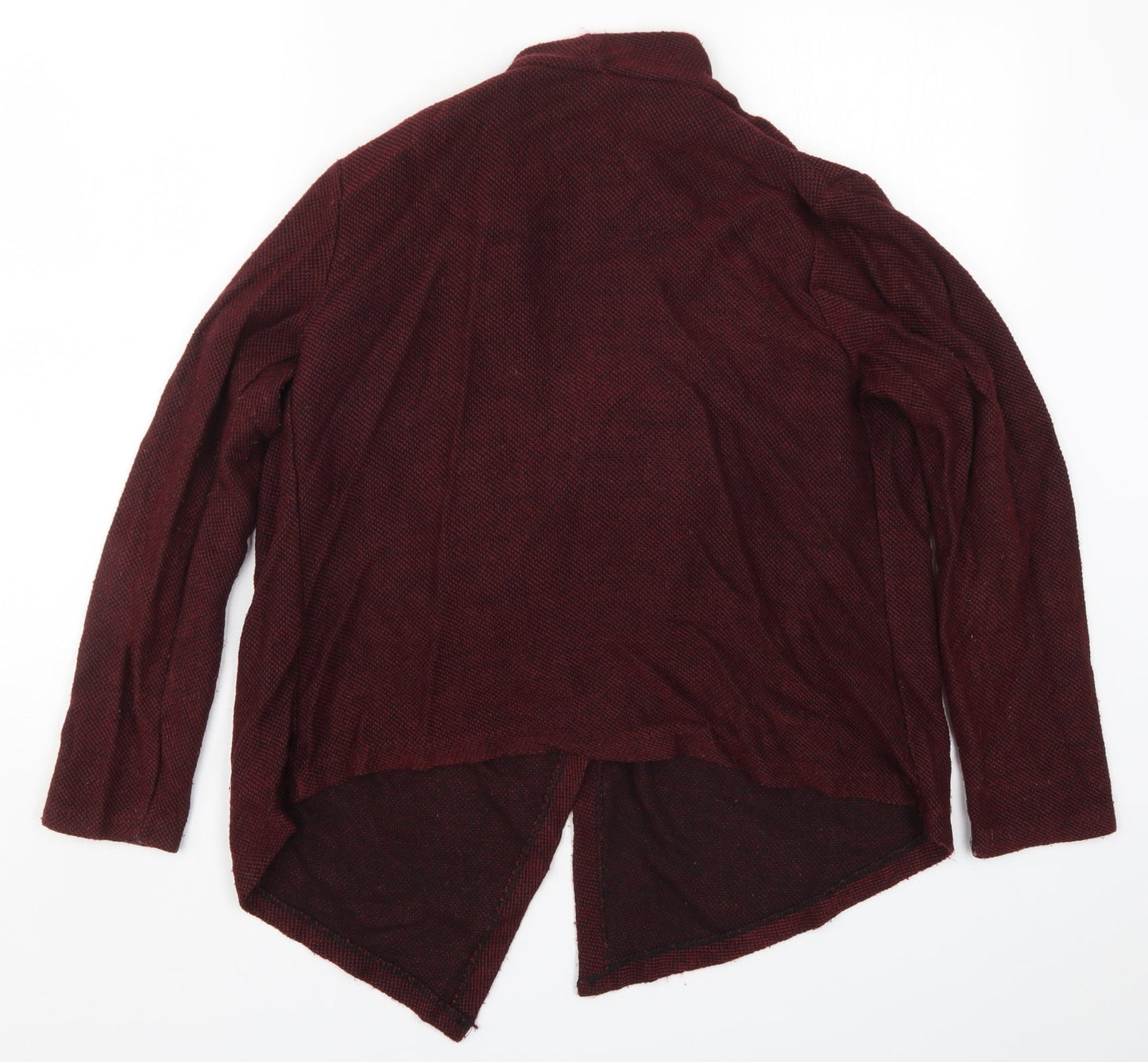 New Look Womens Red  Knit Cardigan Jumper Size 12