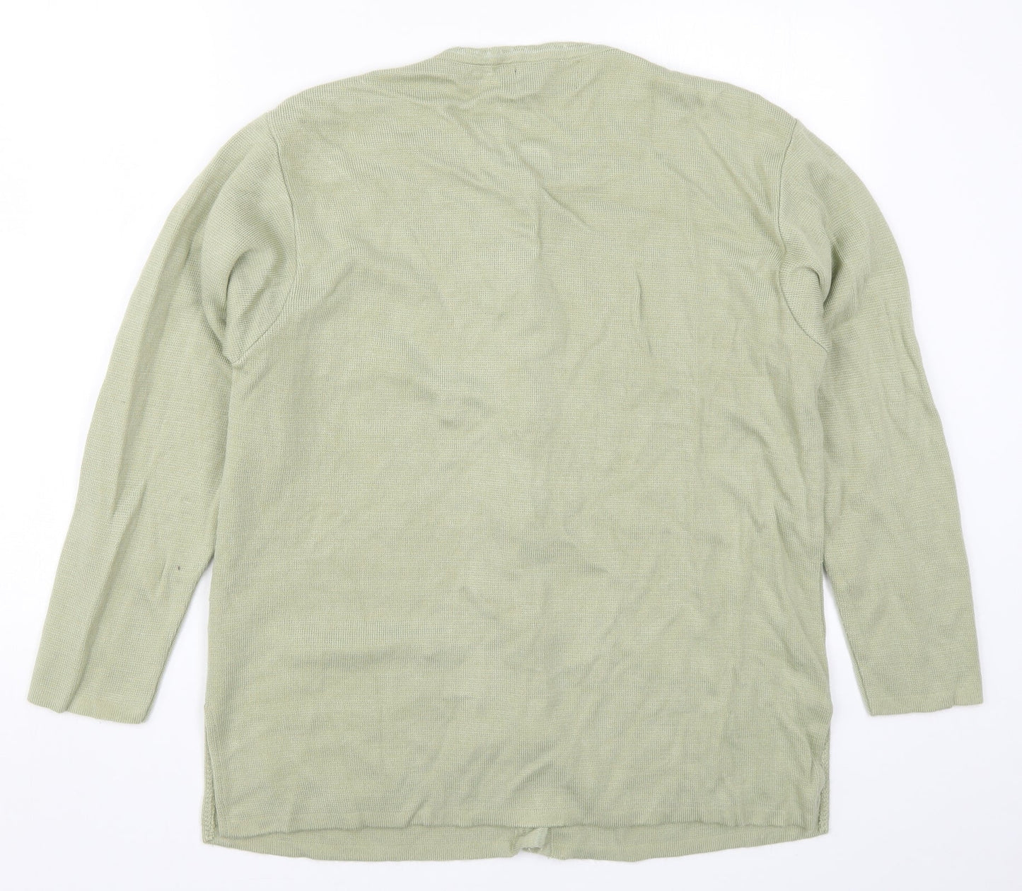 Casamia Womens Green  Knit Cardigan Jumper One Size