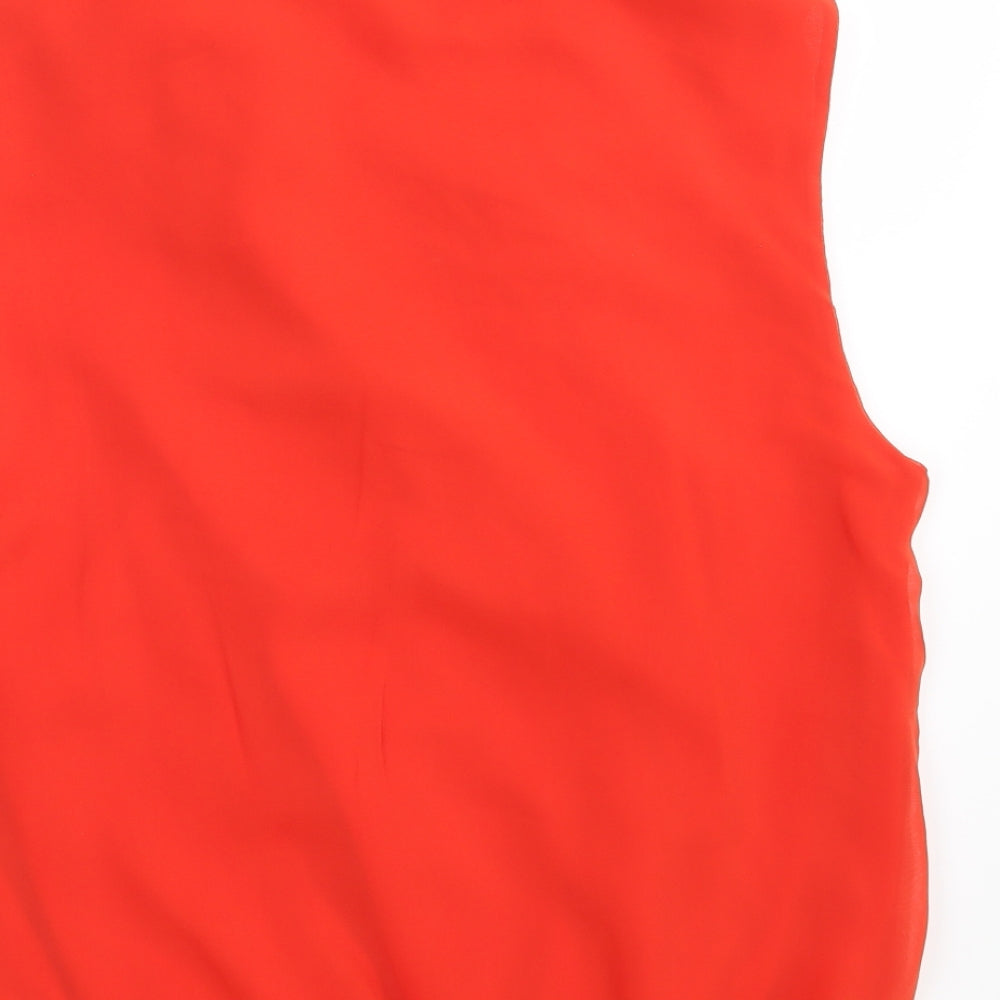 TU Womens Red   Basic Blouse Size 12