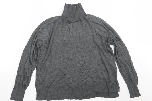 Zara Womens Grey   Pullover Sweatshirt Size M