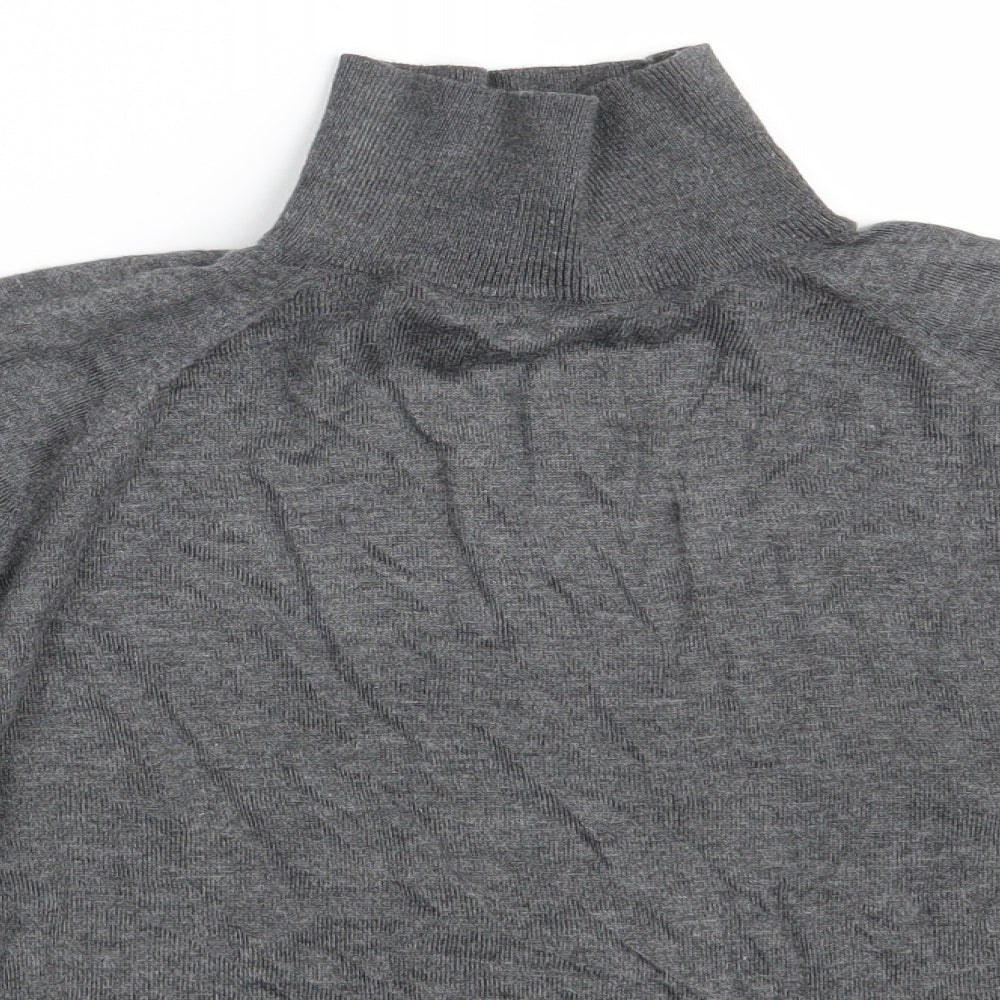 Zara Womens Grey   Pullover Sweatshirt Size M