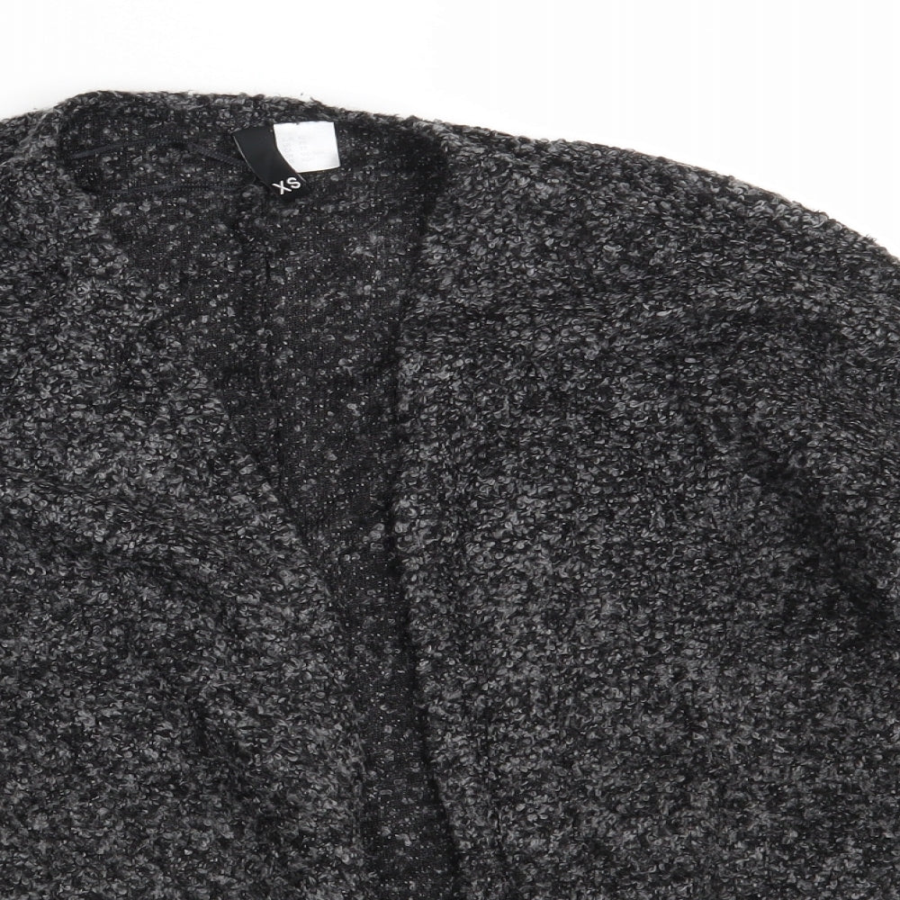 H&M Womens Black   Wrap Jumper Size XS