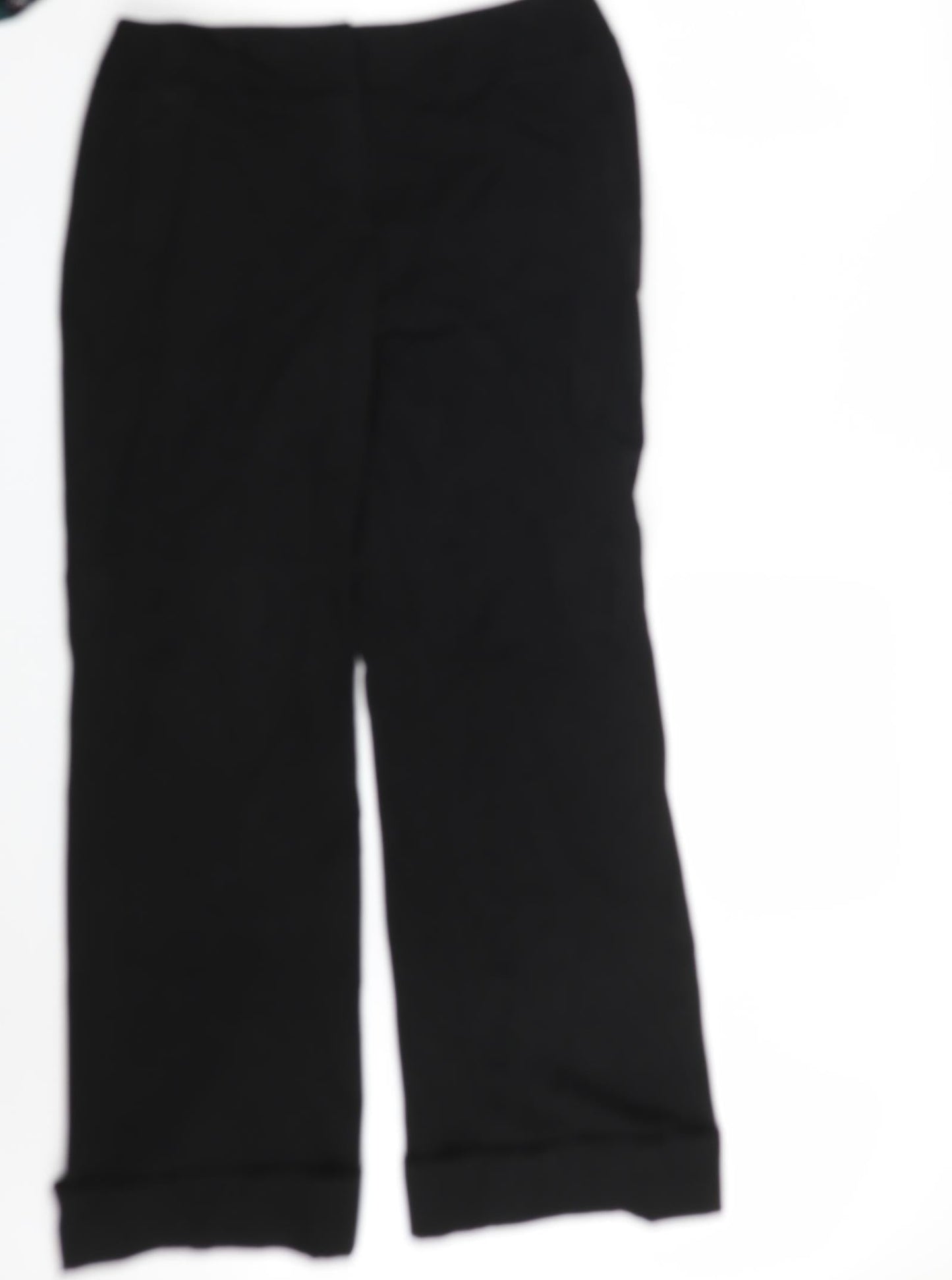 Rafaella Womens Black   Trousers  Size 10 L32 in