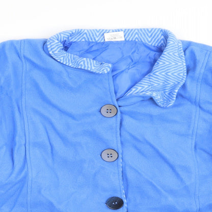 Anna del Lancay Womens Blue   Jacket Blazer Size L