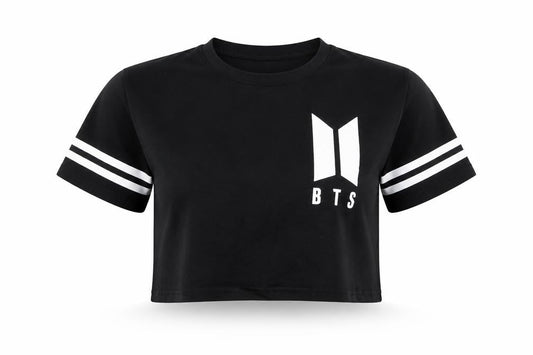 xuanshow Womens Black   Cropped T-Shirt Size S