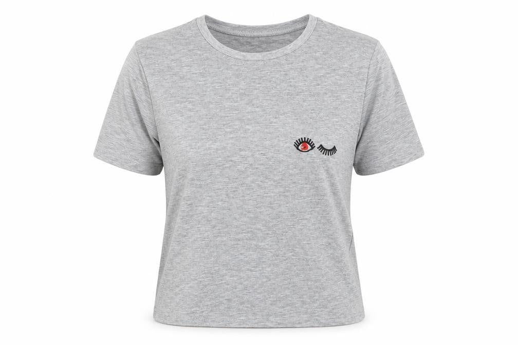 New Look Womens Grey   Basic T-Shirt Size 6
