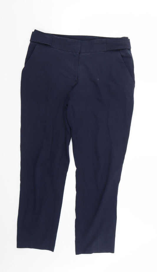 Dorothy Perkins Womens Blue   Trousers  Size 10 L26 in