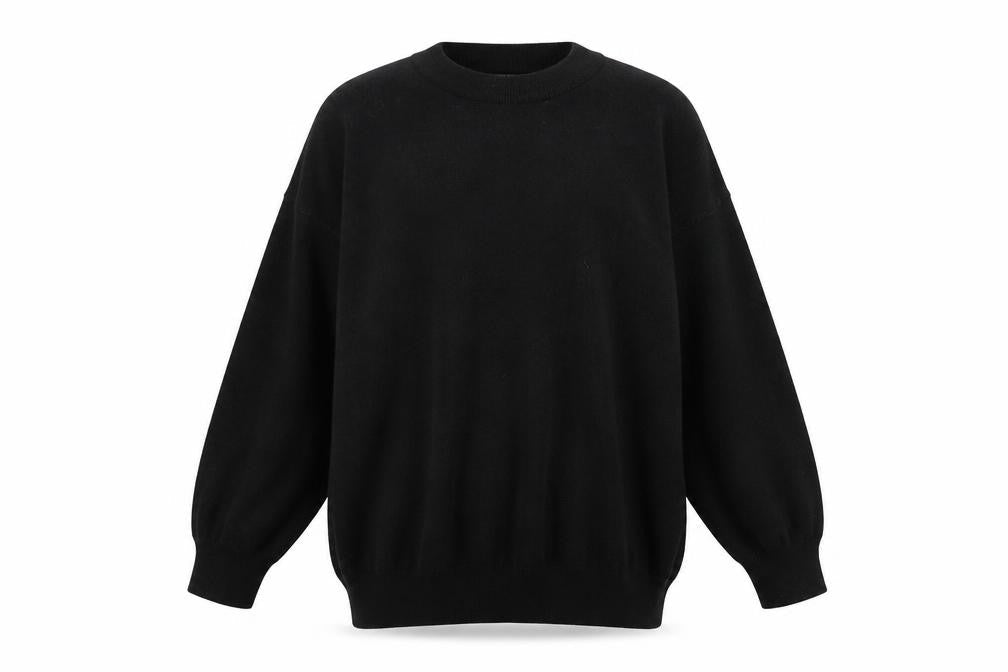 U Womens Black   Pullover Jumper One Size  - Angel wings