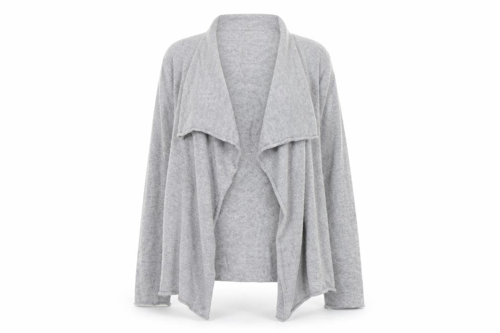 M&s Womens Grey   Cardigan Jumper Size 10