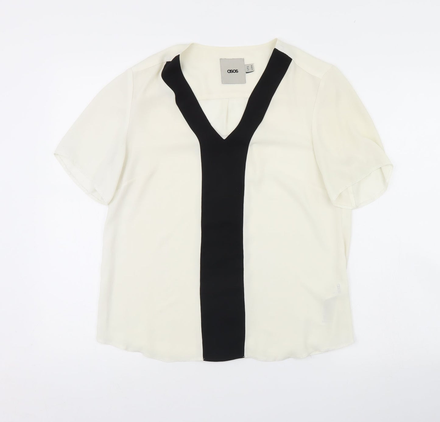 ASOS Womens Ivory   Basic Blouse Size 10