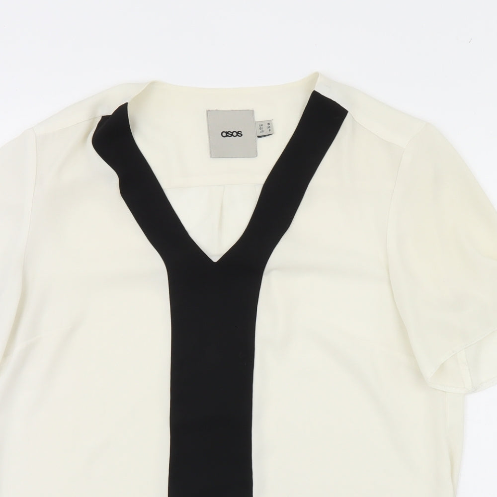 ASOS Womens Ivory   Basic Blouse Size 10