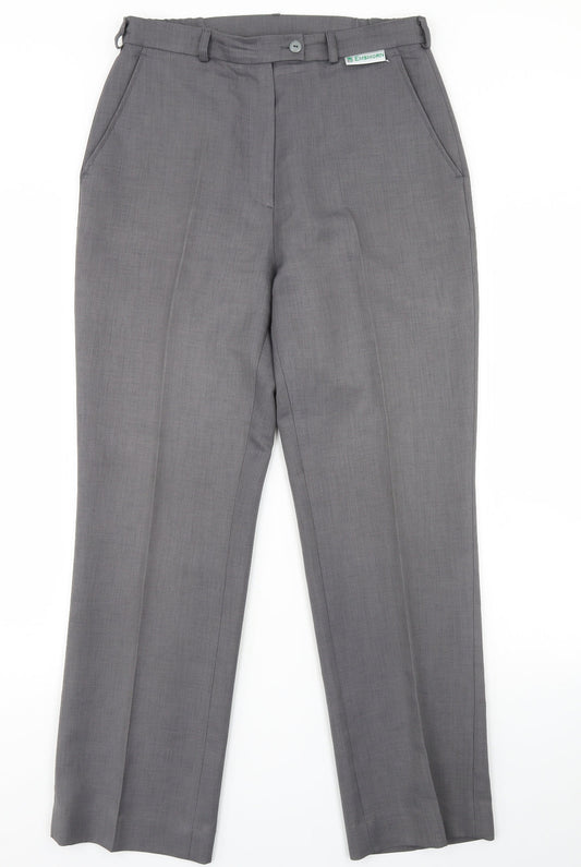 Esmorn Womens Grey   Dress Pants Trousers Size 12 L31 in