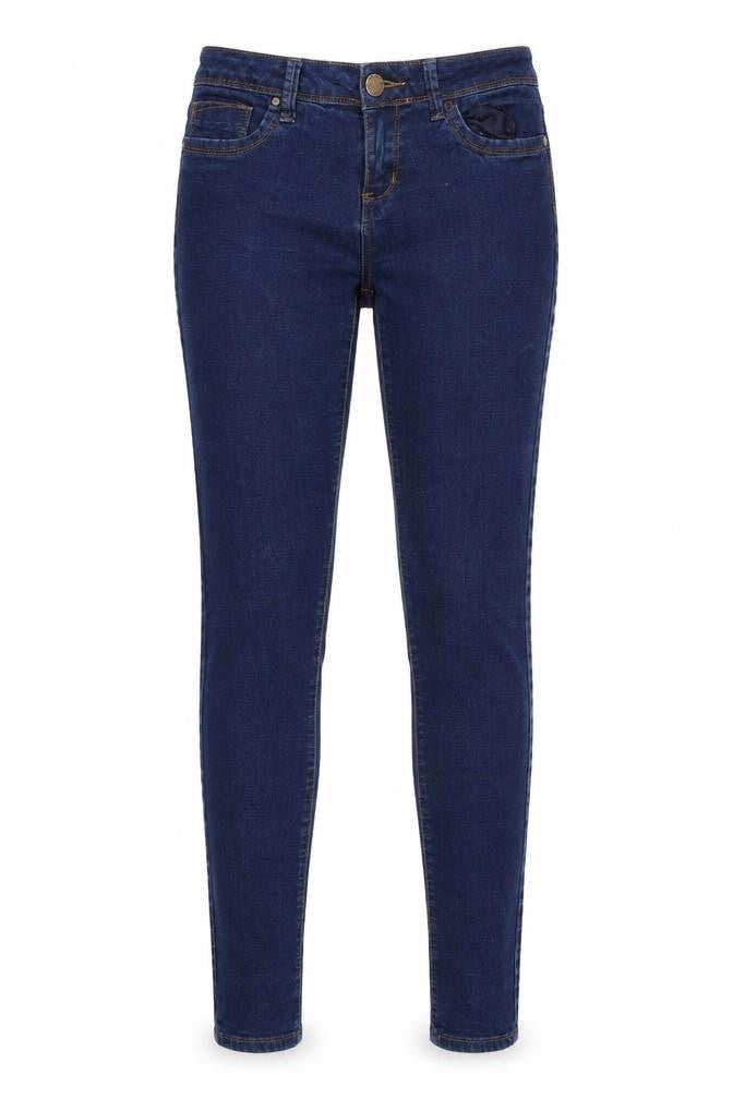 Denim & Co. Womens Blue  Denim Skinny Jeans Size 8 L32 in