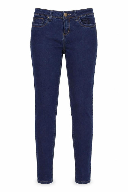 Denim & Co. Womens Blue  Denim Skinny Jeans Size 8 L32 in