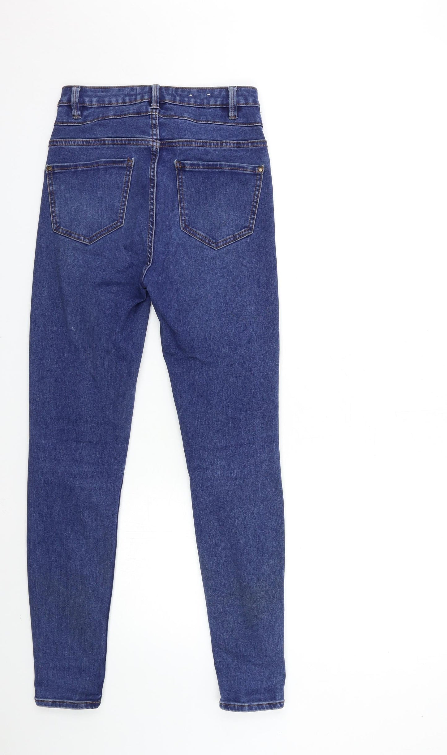 New Look Womens Blue  Denim Skinny Jeans Size 26 in L28 in