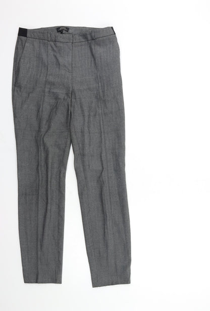 Papaya Womens Grey   Trousers  Size 8 L27 in