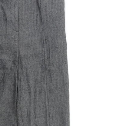 Papaya Womens Grey   Trousers  Size 8 L27 in