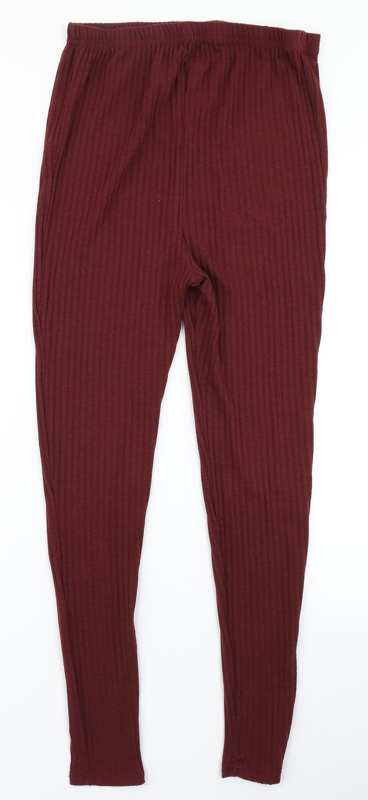 Boohoo Womens Red   Carpenter Trousers Size 8 L27 in