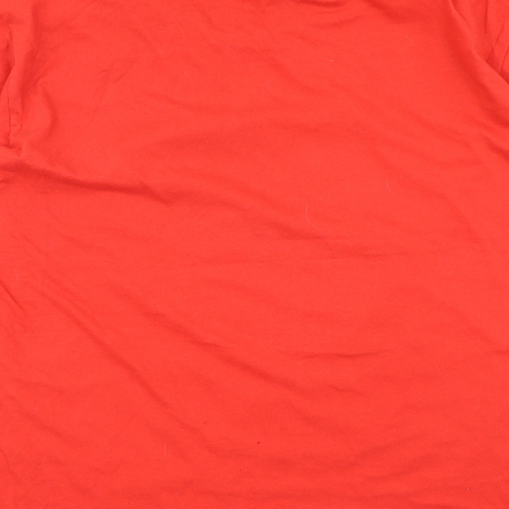 George Mens Red    T-Shirt Size L