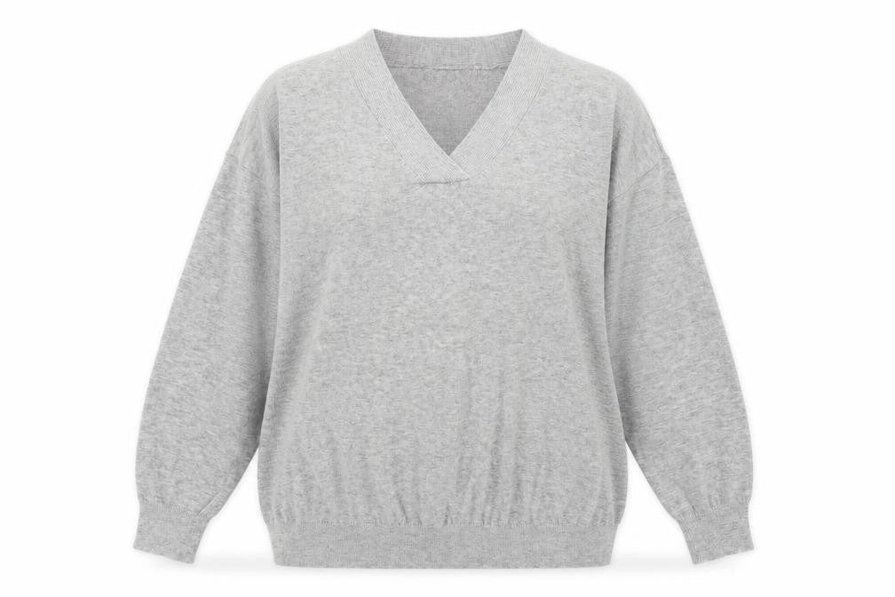 MissLook Womens Grey  Knit Pullover Jumper Size S