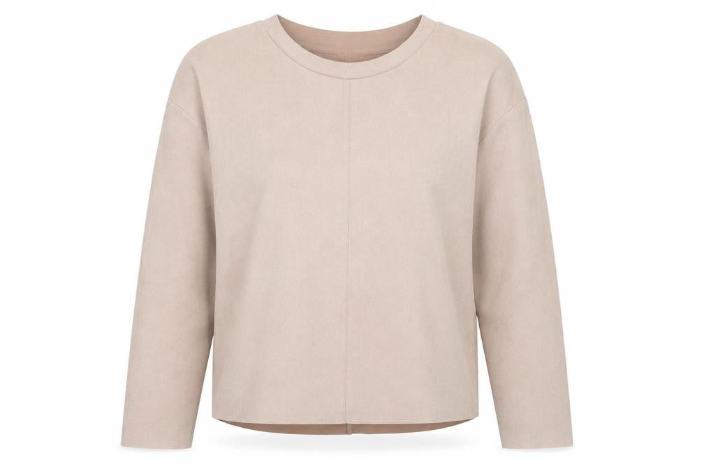 H&M Womens Beige   Pullover Sweatshirt Size S