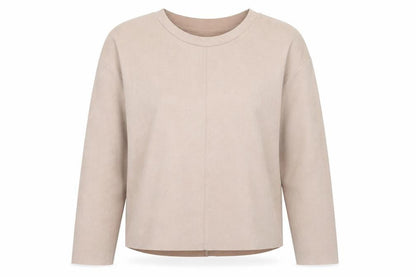 H&M Womens Beige   Pullover Sweatshirt Size S