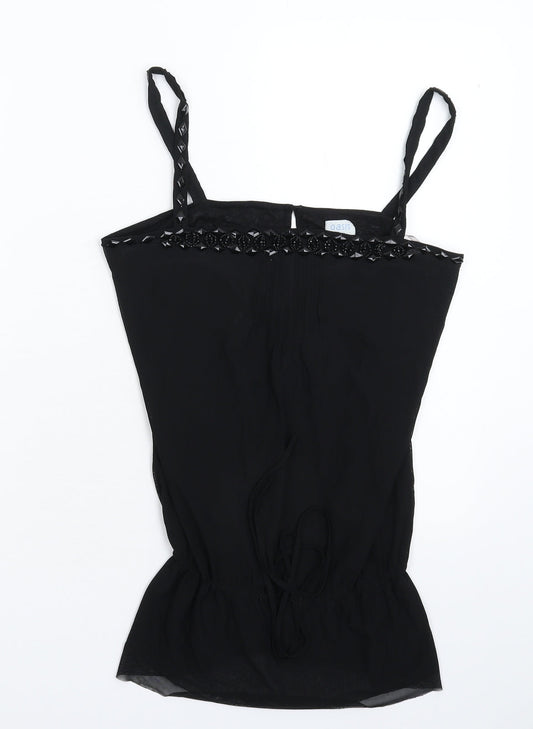 Oasis Womens Black   Basic Tank Size 14